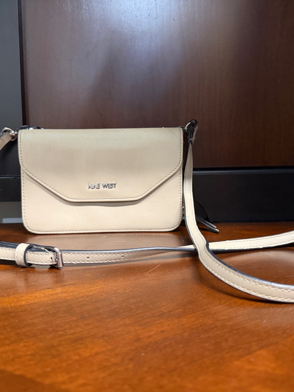 Nine West Cream Crossbody Shoulder Bag